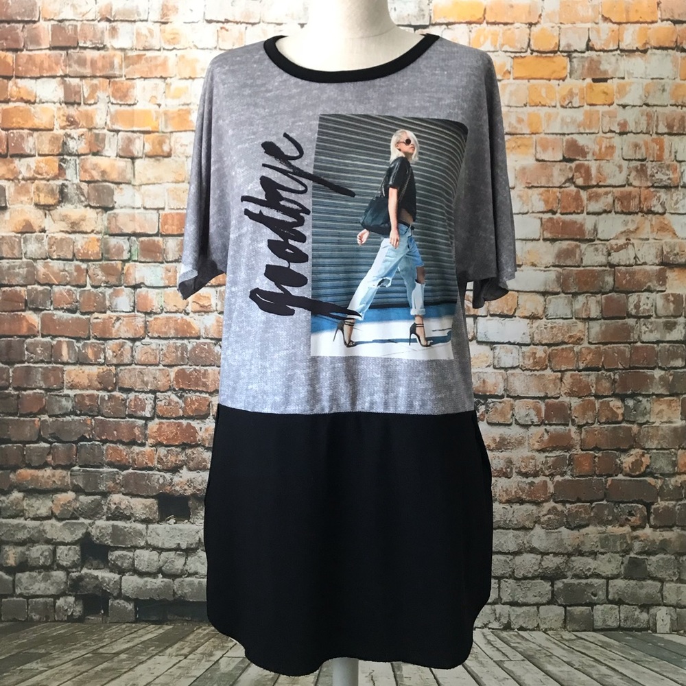 Zara “It’s never easy to say Goodbye” top small